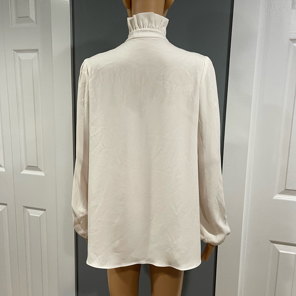 Co Ruffle High Neck Shirt - Picture 2 of 11